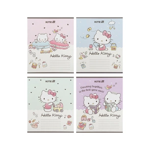Зошит Kite Hello Kitty, 12 аркушів, коса лінія (HK25-235-1) зображення 1