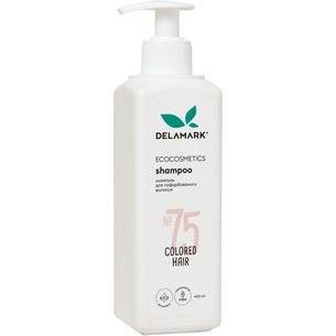 Шампунь DeLaMark для пофарбованого волосся 400 мл (4820152331212) зображення 1