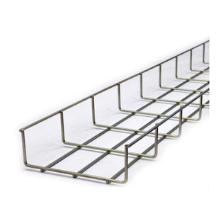 Кабельний організатор CMS Лоток сітчатий 200х100, дріт Ø4 мм, білий цинк, 2.5метра (CMS-WBB4-15050Z) зображення 1