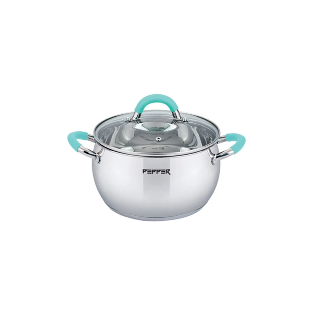 Каструля Pepper Apple Mint 22x12,5 см 5,0 л PR-1108-22 (107782) - зображення 1