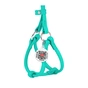Шлея для собак WAUDOG Glamour кругла, з повідцем XXS ментолова (340113) - зменшене зображення 3