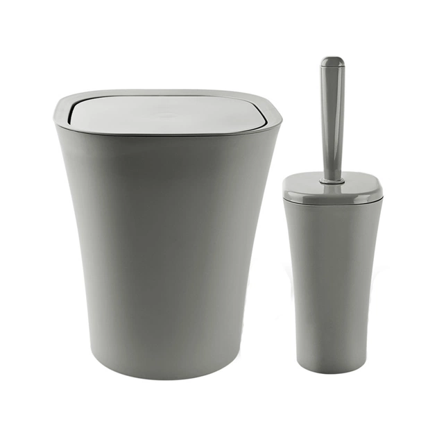 Набір для ванної кімнати Planet Household Papillon 2 предмети сірий (6891) - picture 1