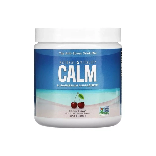 Минералы Natural Vitality Антистрессовый напиток, вкус вишни, CALM, Cherry, 226 гр (PTG-04353) - изображение 1