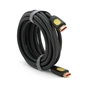 Кабель мультимедийный HDMI M to HDMI M 5.0m V2.0 4K UHD black VEGGIEG (YT-HDMI(M)/(M)HA-5/19714) - уменьшенное изображение 2