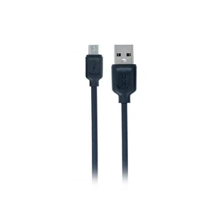Дата кабель USB 2.0 AM to Micro 5P 1.0m 2.1A black XO (NB36-M-1-BK) зображення 1