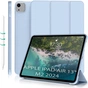 Чохол до планшета BeCover Tri Fold Soft TPU Silicone Apple iPad Air 13" M2/M3 (2024/2025) Light Blue (711741) - зменшене зображення 1