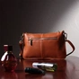 Сумка Vintage З натуральної шкіри Руда (22645) - зменшене зображення 11