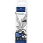 Лайнер Faber-Castell набор капиллярных ручек кисточки Pitt Artist Pen Comic Black Set, (SB, 1,5, F, XS) цвет черный (30337) - уменьшенное изображение 1