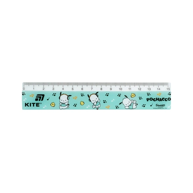 Лінійка Kite пластикова Pochacco, 15 см (PC26-090) - зображення 1