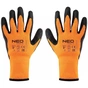 Захисні рукавиці Neo Tools латексне покриття, поліестер, р.8, помаранчево чорні (97-612-8) - уменьшенное изображение 1