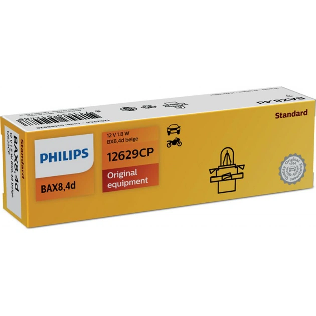 Автолампа Philips 1.8W (12629 CP) - зображення 1