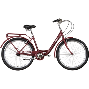 Велосипед Дорожник 26" Ruby Planet рама-17" 2022 Dark Red (OPS-D-26-225) зображення 1