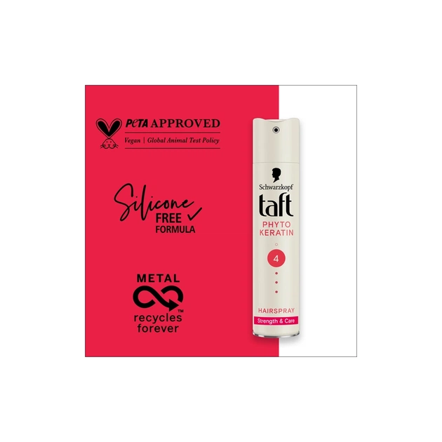 Лак для волос Taft Phyto Keratin 4 250 мл (9000100336376) - изображение 6