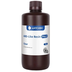 Фотополімерна смола Anycubic ABS-Like Resin Pro 2, 1 кг, Clear (ANYCUBICABS-LIKE PRO 2CLEAR1KG) зображення 1