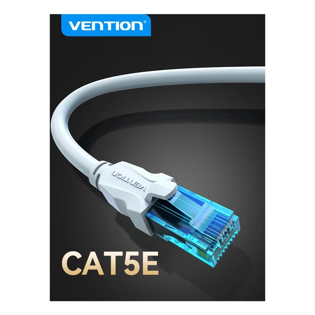 Патч-корд 3м, RJ-45 cat 5e UTP blue Vention (VAP-A10-S300) - picture 10