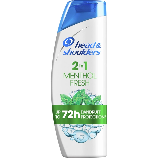 Шампунь Head & Shoulders Свіжість ментолу 2 в 1 360 мл (4084500970403) - зображення 1