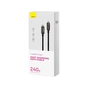 Дата кабель USB-C to USB-C 3.0m 240W black Baseus (CAWJ040201) - зменшене зображення 6