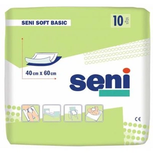 Пелюшки для малюків Seni Soft Basic 40х60 см 10 шт (5900516692445) зображення 1