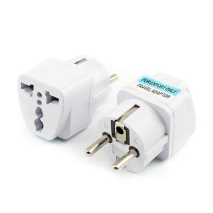 Перехідник Atcom UK/US-розетка - Евро-вилка (17441) зображення 1