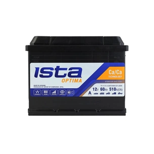 Аккумулятор автомобильный ISTA Optima 60Ah 510A L+ (L2) изображение 1