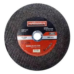 Круг відрізний HAISSER по металу 305х3,0х32 мм (100459) зображення 1