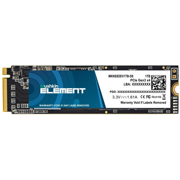 Накопичувач SSD M.2 2280 1TB Mushkin (MKNSSDEV1TB-D8) - изображение 1