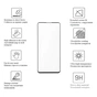 Скло захисне Drobak Xiaomi Redmi Note 11S Black Frame A+ (717126) - зменшене зображення 2