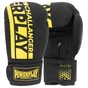 Боксерські рукавички PowerPlay 3086 Matt Challenger Чорно-Жовті 12 унцій (PP_3086_12oz_Bl/Yellow) - зменшене зображення 1