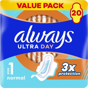 Гігієнічні прокладки Always Ultra Day Normal (Розмір 1) 20 шт. (8700216171311) зображення 1
