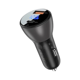 Зарядний пристрій Acefast 2xUSB 63W (USB-C + USB-A) B6 with digital display (6974316280972) зображення 1
