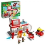 Конструктор LEGO DUPLO Town Пожежна частина та вертоліт 117 деталей (10970) - зменшене зображення 2