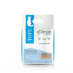 Наповнювач для туалету Essence Tofu натуральний 2 мм 6 л (4820261920031) изображение 1