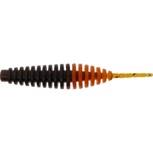 Силікон рибальський FishUP Tanta 2" 244 - Pumpkin Brown/Orang (9шт/уп) (1864.01.14) изображение 1