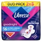 Гігієнічні прокладки Libresse Ultra Goodnight Large 16 шт. (7322540960273) - уменьшенное изображение 1