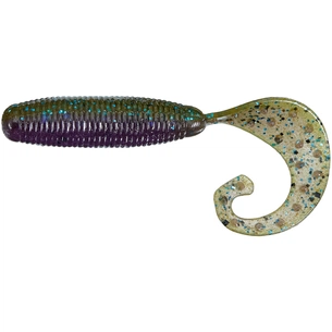 Силікон рибальський Reins Fat G-Tail Grub 4" 060 Onga River Moneybait (8 шт/уп.) (1552.08.64) зображення 1