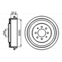 Гальмівний барабан Bosch 0 986 477 067 - зменшене зображення 1