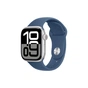 Смарт-годинник Apple Watch Series 10 GPS 42mm Silver Aluminium Case with Denim Sport Band - S/M (MWWA3QH/A) - уменьшенное изображение 1