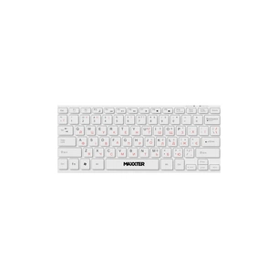Клавіатура Maxxter KBM-C01W-UA USB UA White (KBM-C01W-UA) зображення 1