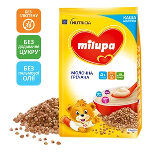 Дитяча каша Milupa молочна Гречана 210 г (5900852931130) зображення 1
