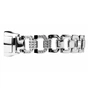 Ремінець до фітнес браслета XoKo Diamond Premium Band для Xiaomi Mi band 5 Silver (XK-M5-DMSR) - зменшене зображення 2