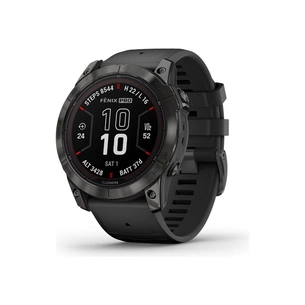 Смарт-годинник Garmin fenix 7X Pro Saph Solar, Carbon Gray Ti w/ Black Band, GPS (010-02778-11) зображення 1