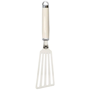 Лопатка кухонна KitchenAid Coreline з прорізами, 32,8 см, кремовий (KAG024OHACE) зображення 1
