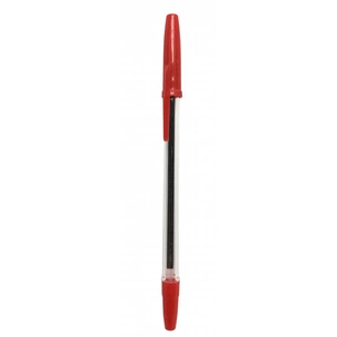 Ручка кулькова H-Tone 0,7 мм, червона, уп. 50 шт (PEN-HT-JJ20101C-R) зображення 1