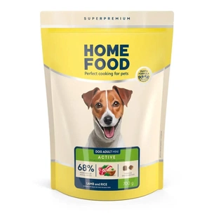 Сухий корм для собак Home Food ADULT MINI Low-grain For active adult and junior з ягням та рисом 700 г (4820235020415) зображення 1