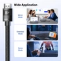 Кабель мультимедийный HDMI M to HDMI M 10.0m 8K60Hz 48Gbps braided Ugreen (95966) - уменьшенное изображение 8