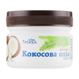 Олія для тіла Triuga Натуральна кокосова холодного віджиму 100 мл (8908003544458) изображение 1