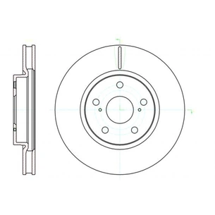 Гальмівний диск REMSA 61076.10 зображення 1