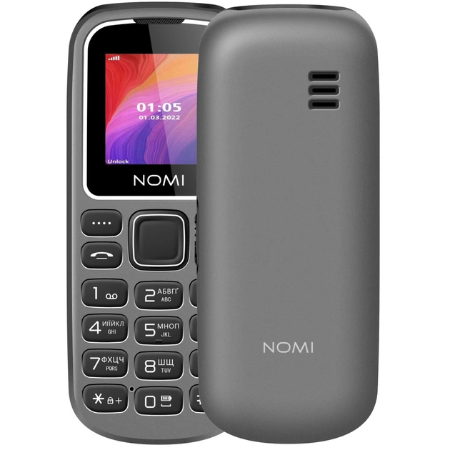 Мобільний телефон Nomi i1441 Grey - зображення 1