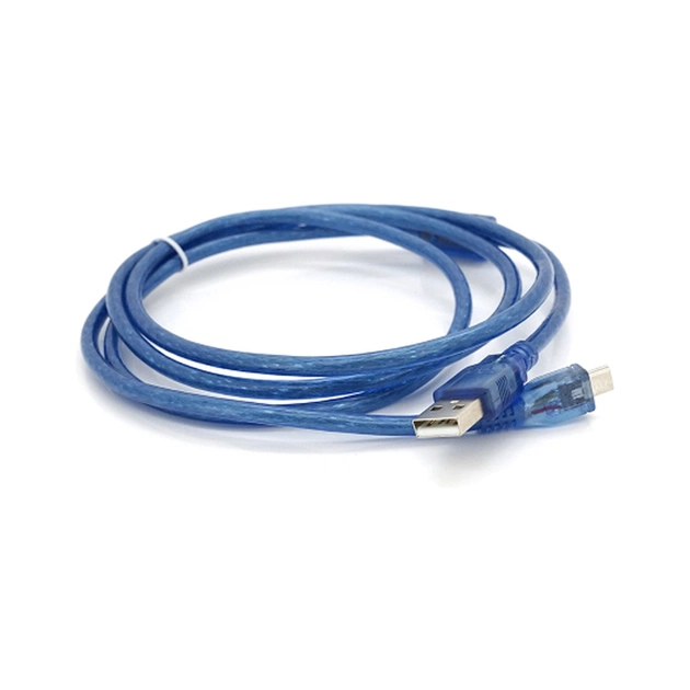 Дата кабель USB 2.0 AM to Micro 5P 1.5m blue Voltronic (YT-AM/Mc-1.5B/05500) - изображение 1