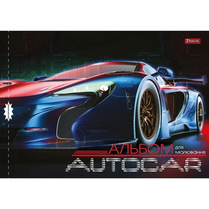 Альбом для малювання 1 вересня А4 скоба з перфорацією, 28 аркушів (130431) зображення 1